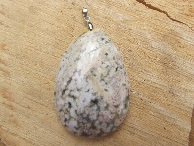 Pendentif jaspe océan