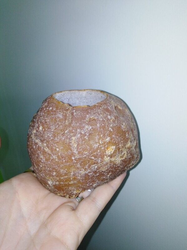 Bougeoir en agate naturelle