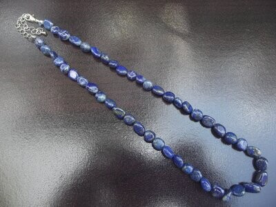 Collier en grains lapis lazuli