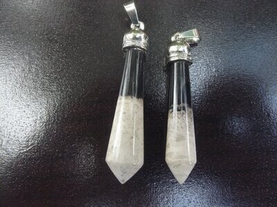 Pendentif bois fossile de palmier