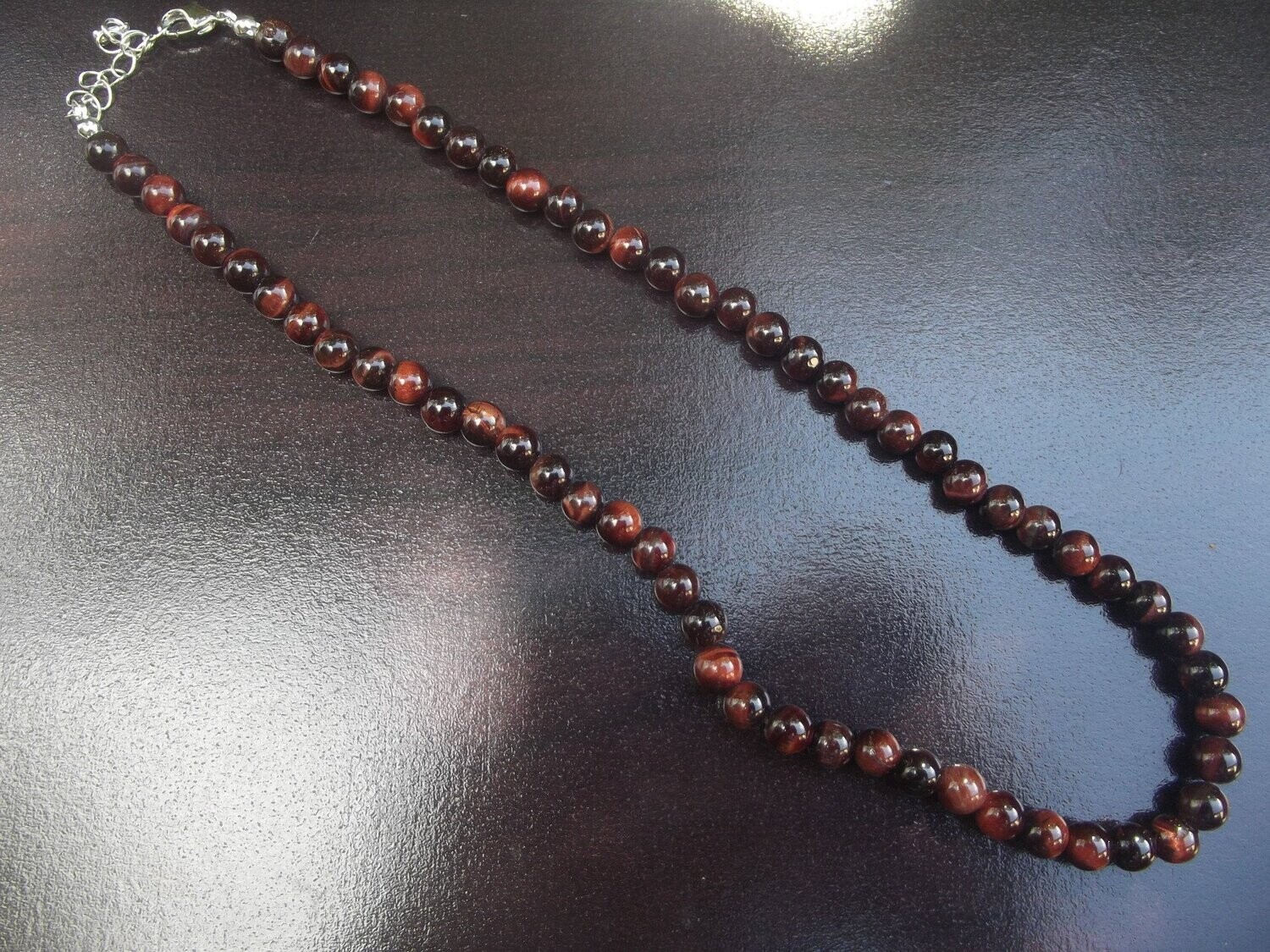 Collier oeil de taureau 6 mm