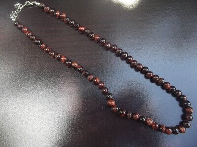 Collier oeil de taureau 6 mm