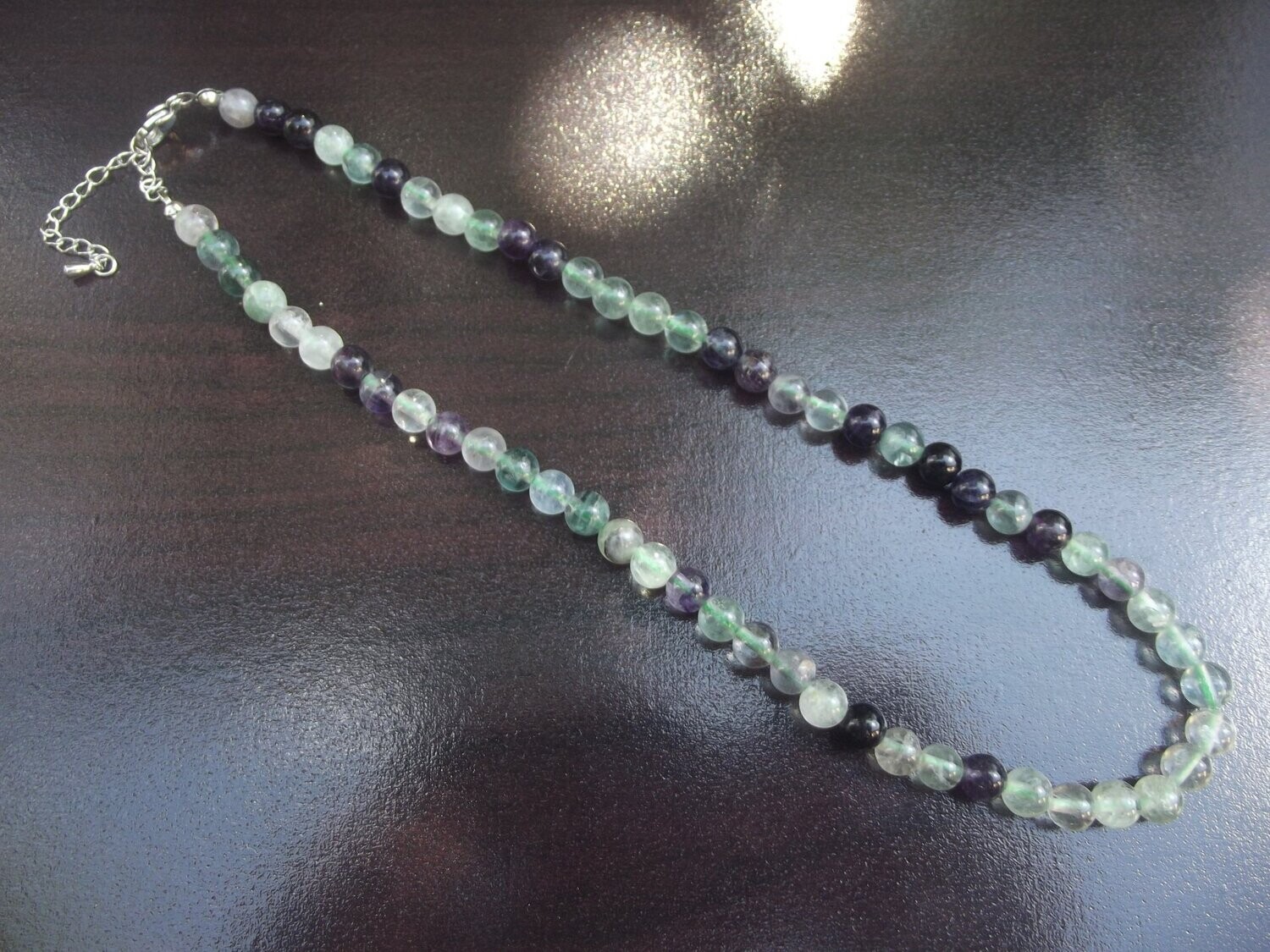 Collier fluorite 6 mm