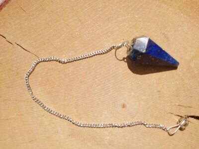 Pendule conique en lapis lazuli
