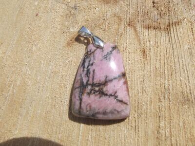 Pendentif rhodonite