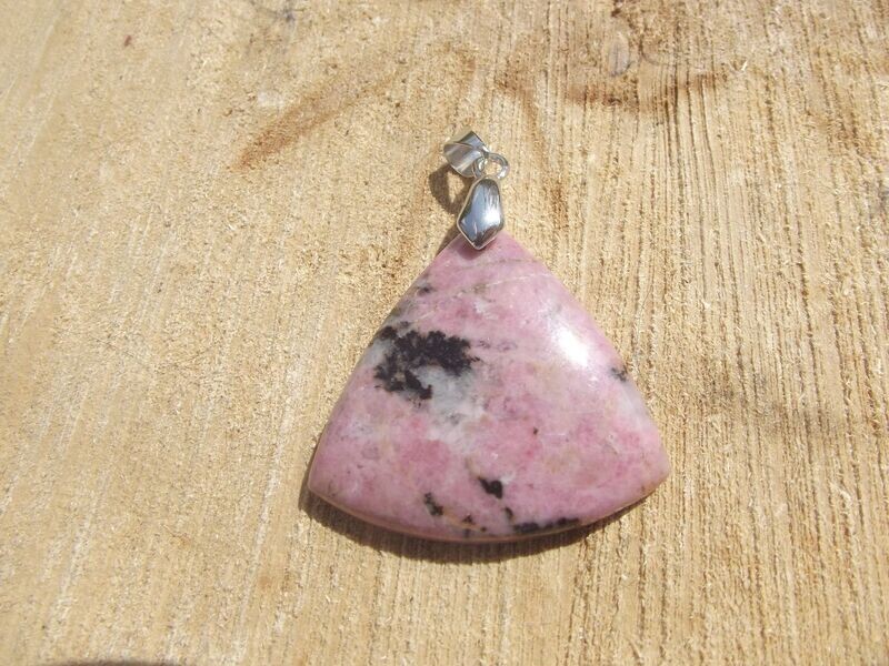 Pendentif rhodonite