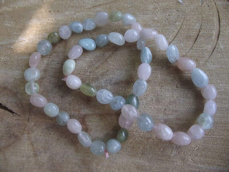 Bracelet en grains béryls