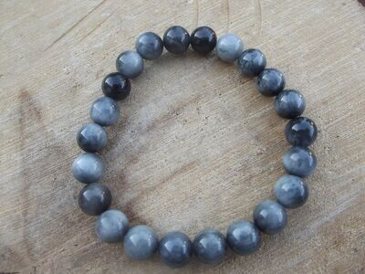 Bracelet tourmaline oeil de chat 8 mm