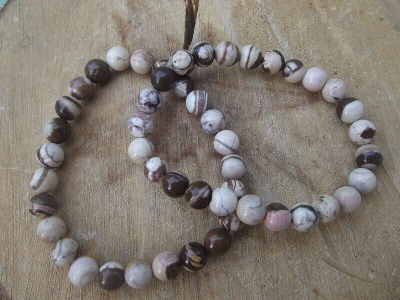 Bracelet homme jaspe cappuccino