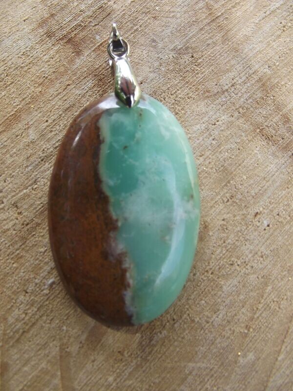 Pendentif chrysoprase