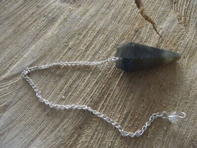 Pendule conique en labradorite