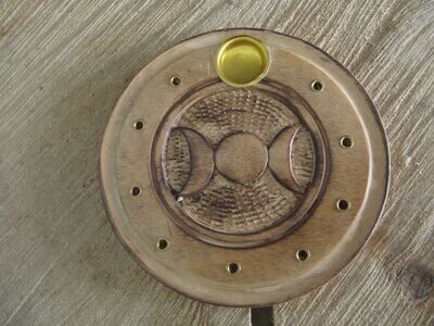 Porte encens triple lune