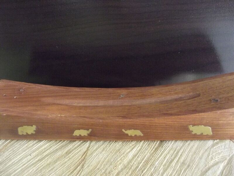 Porte encens courbé en bois