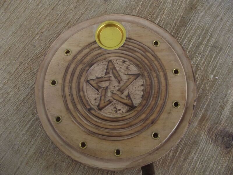 Porte encens pentacle