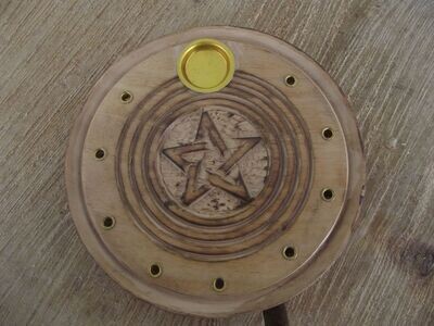 Porte encens pentacle