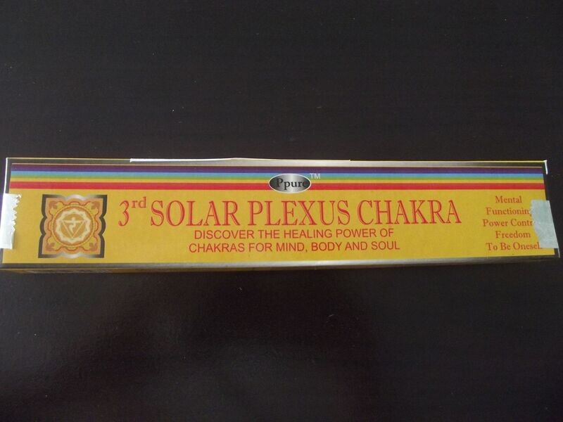 Bâtons d'encens pour le chakra du plexus solaire
