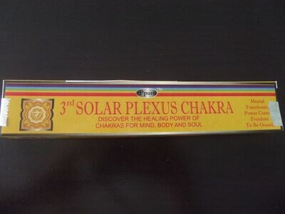 Bâtons d'encens pour le chakra du plexus solaire