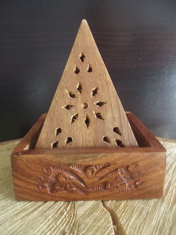 Porte encens pyramide