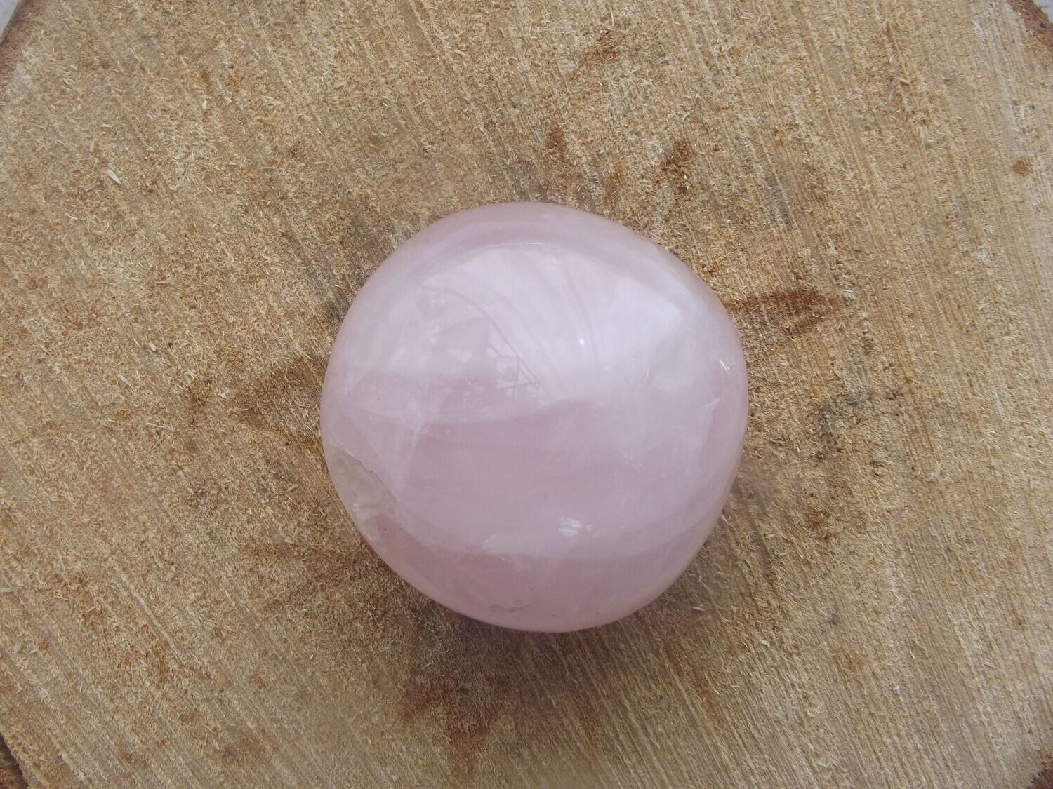 Galet de quartz rose