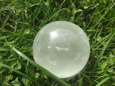 Sphère de calcite optique