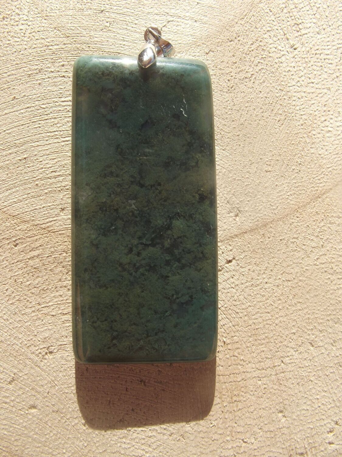 Pendentif agate mousse