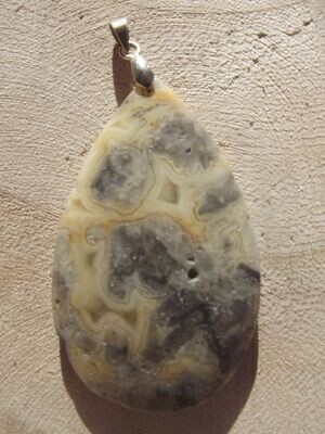Pendentif agate crazy lace