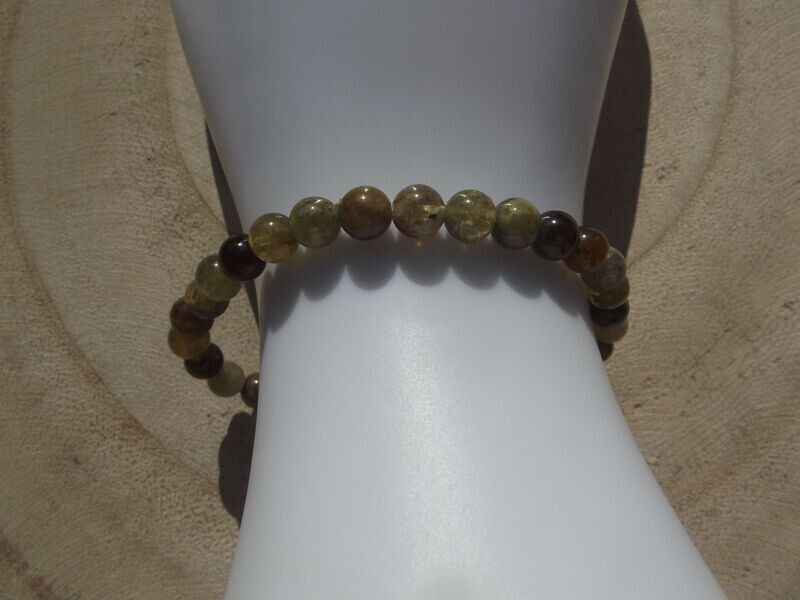 Bracelet grenat démantoïde