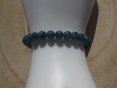 Bracelet apatite 6 mm