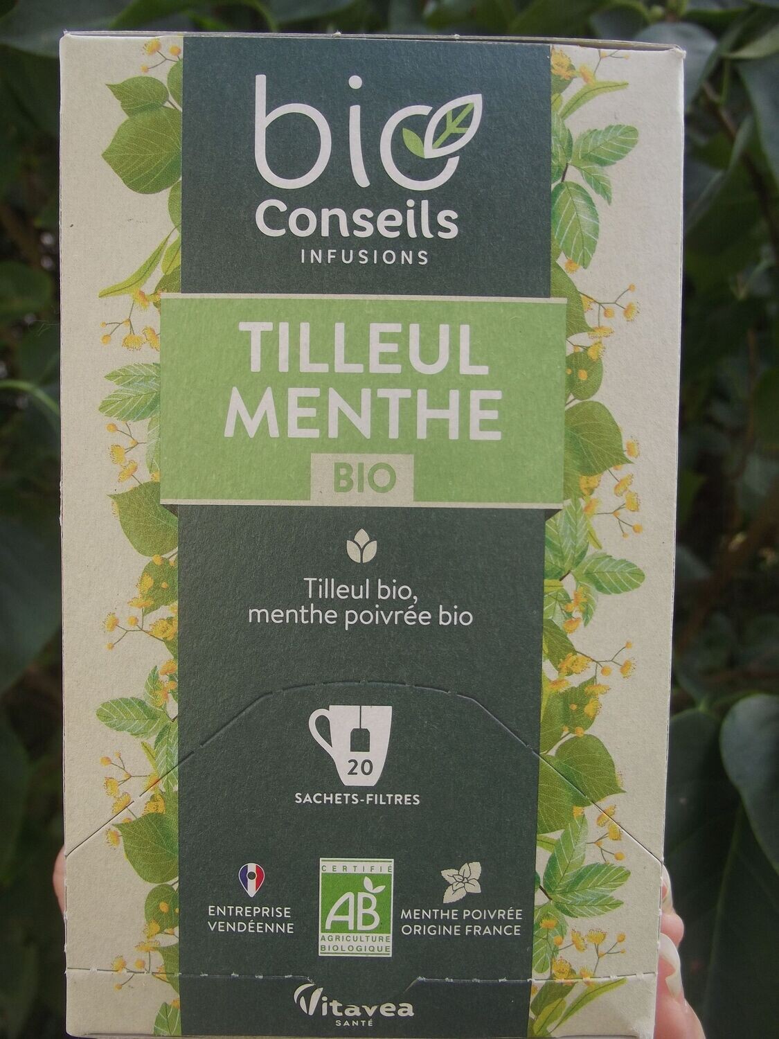Infusion tilleul menthe (date courte octobre 2025)