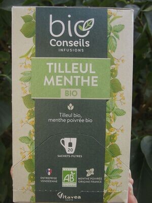 Infusion tilleul menthe (date courte octobre 2025)