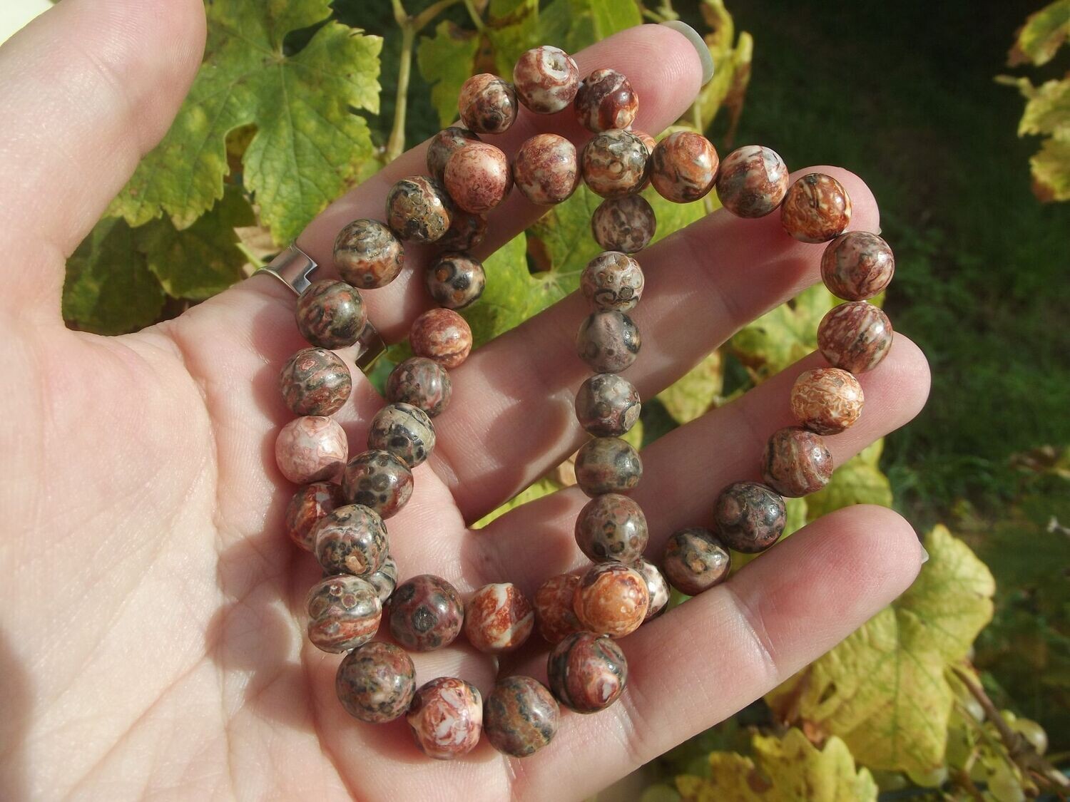 Bracelet jaspe léopard