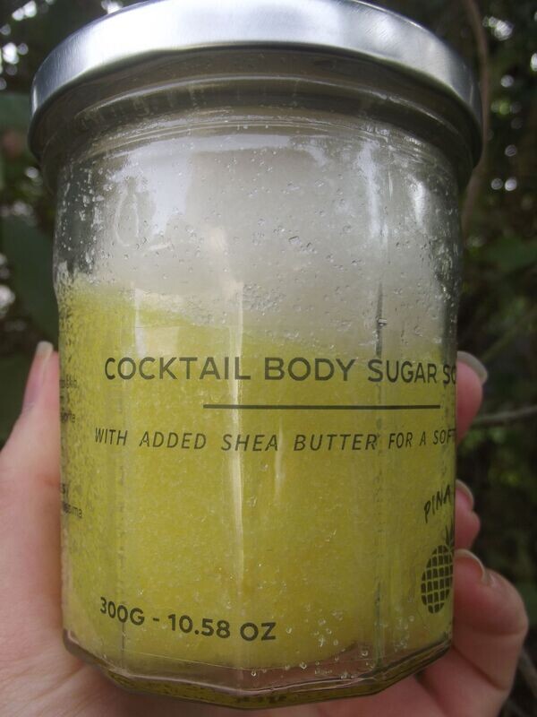 Gommage corporel au sucre parfum pinacolada