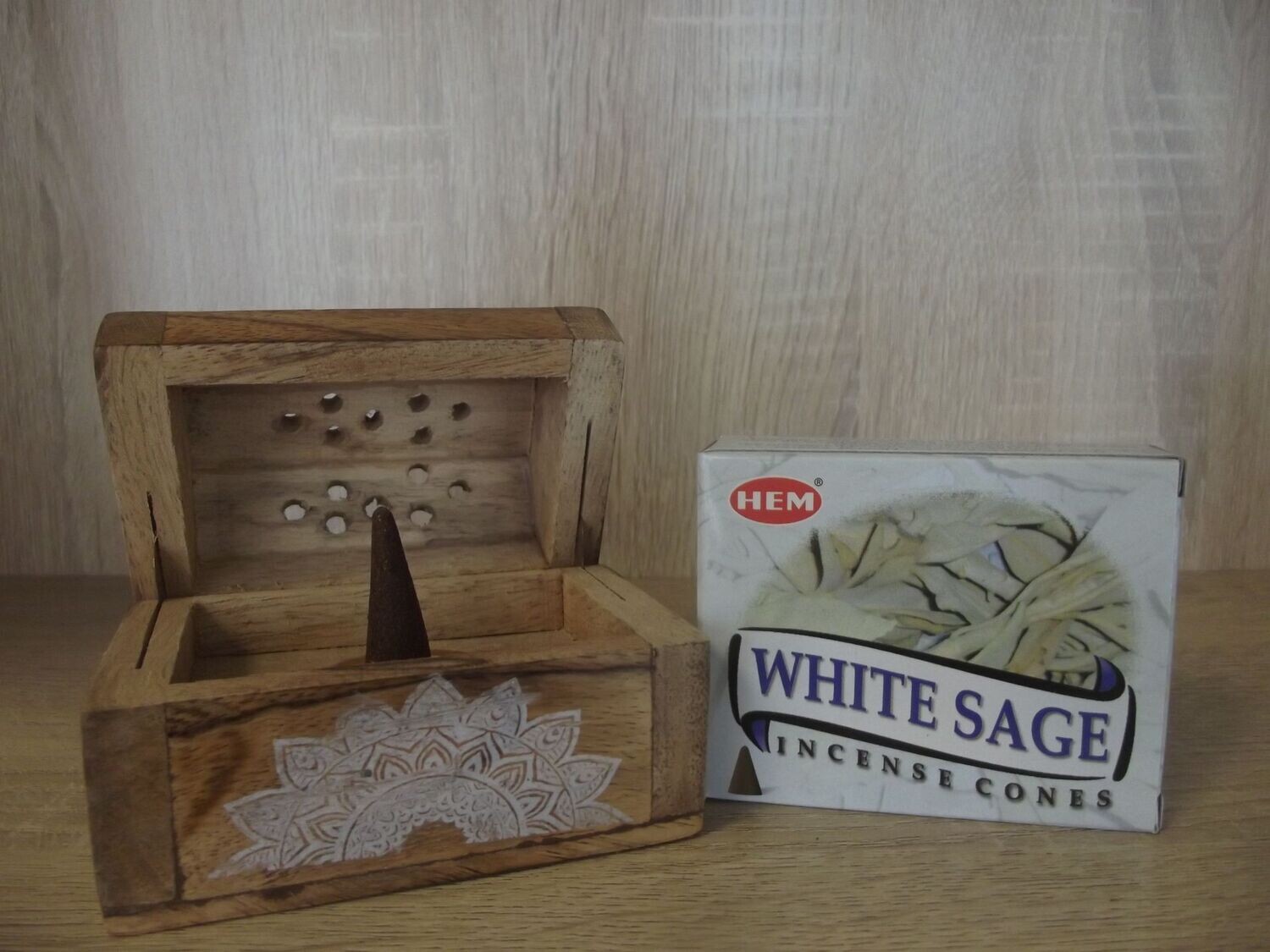 Cônes d'encens à la sauge blanche
