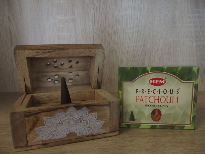 Cônes d'encens au patchouli