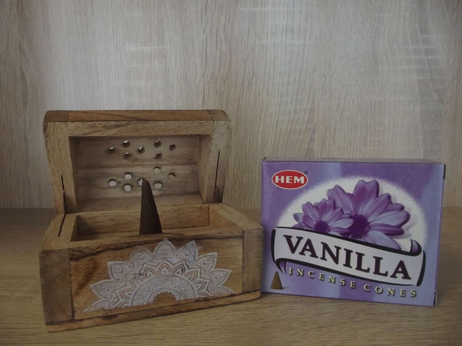 Cônes d'encens à la vanille