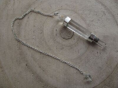 Pendule cristal de roche