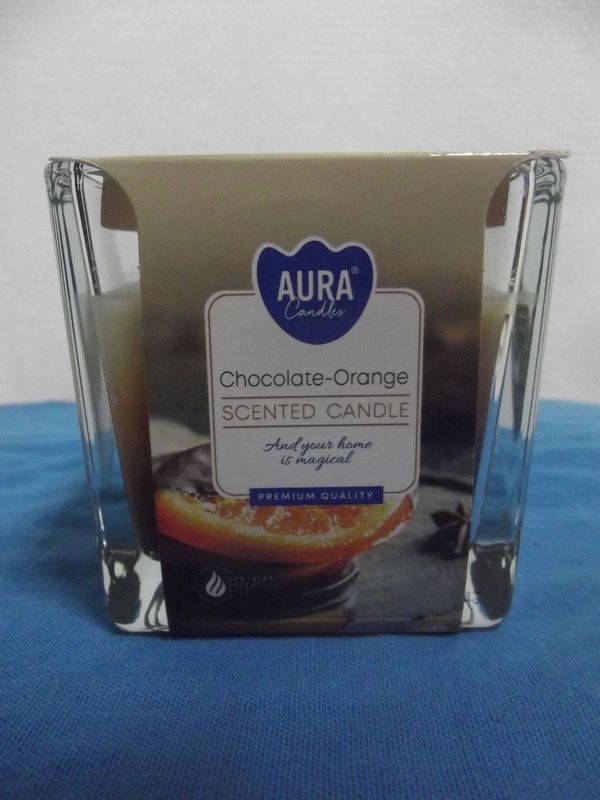 Bougie parfumée orange chocolat