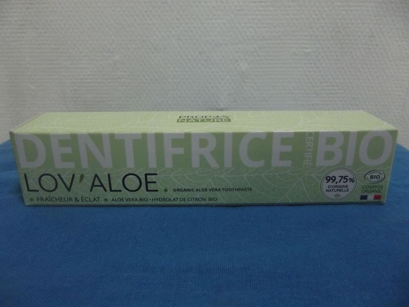 Dentifrice aloé véra et citron BIO