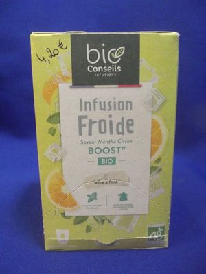 Infusion froide boost