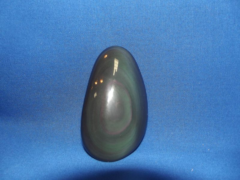 Galet obsidienne œil céleste