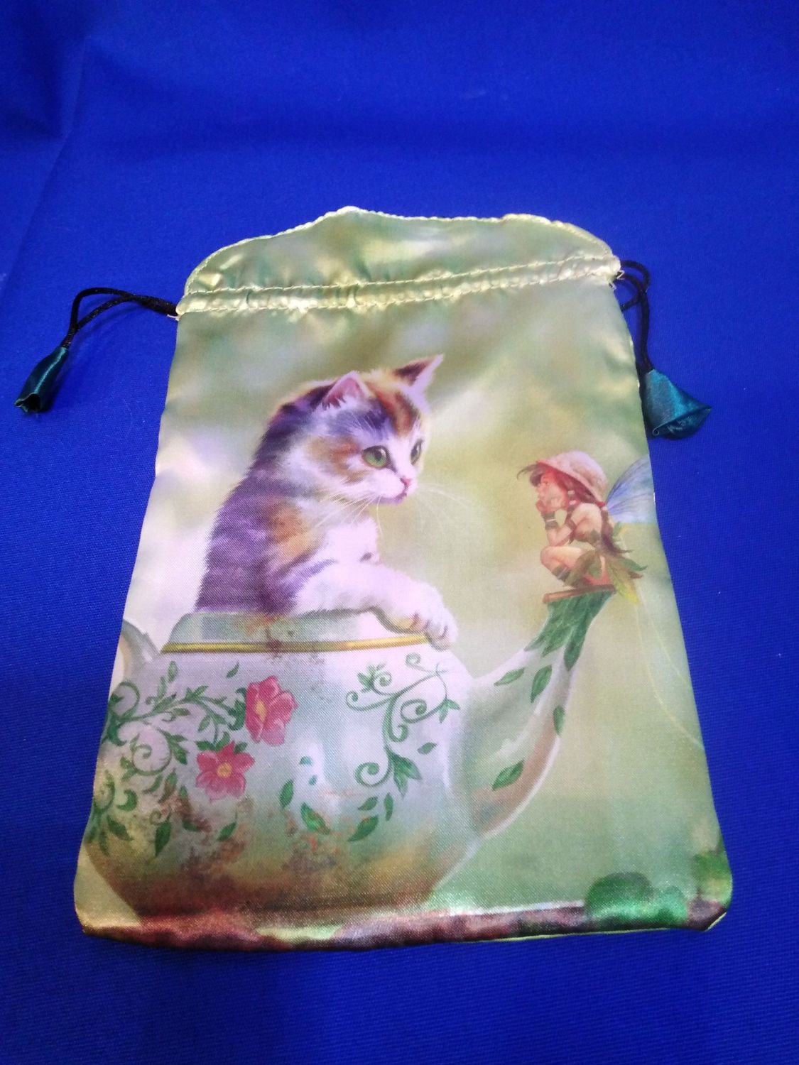 Bourse pour carte chat fantaisie