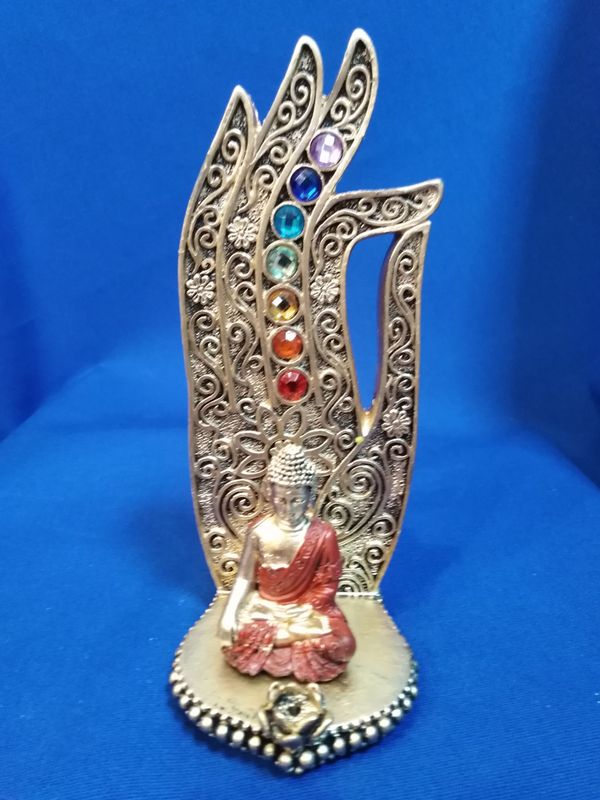 Porte encens Bouddha doré