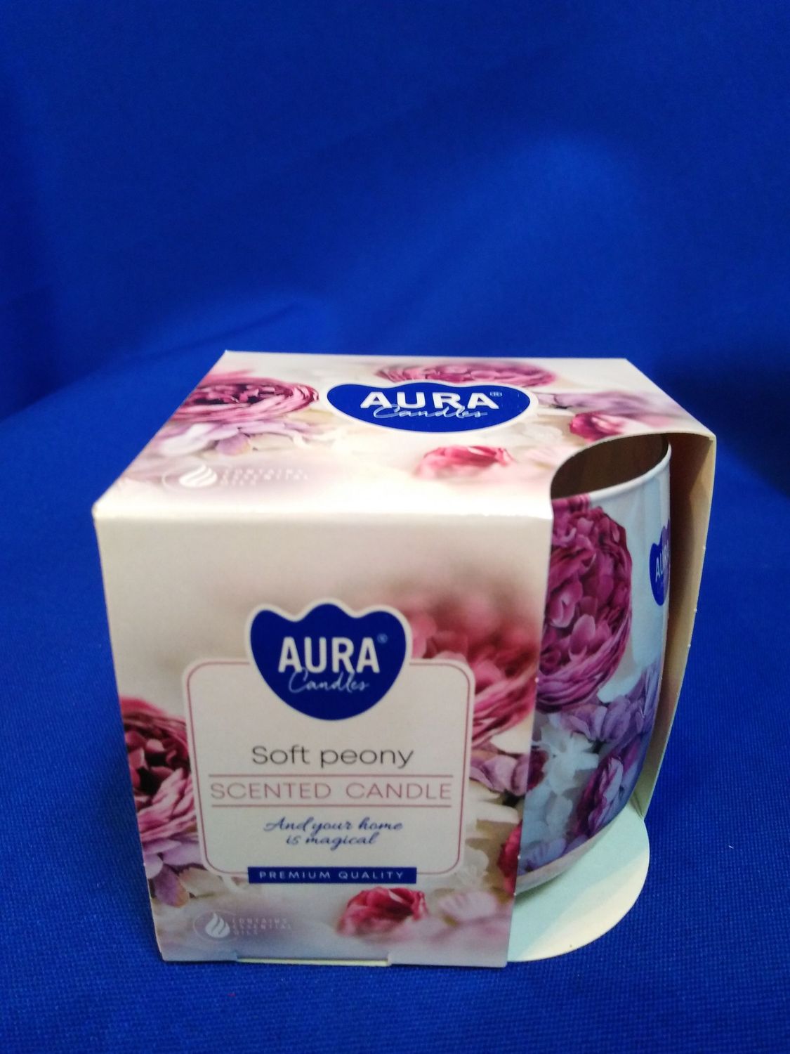 Bougie parfumée à la pivoine