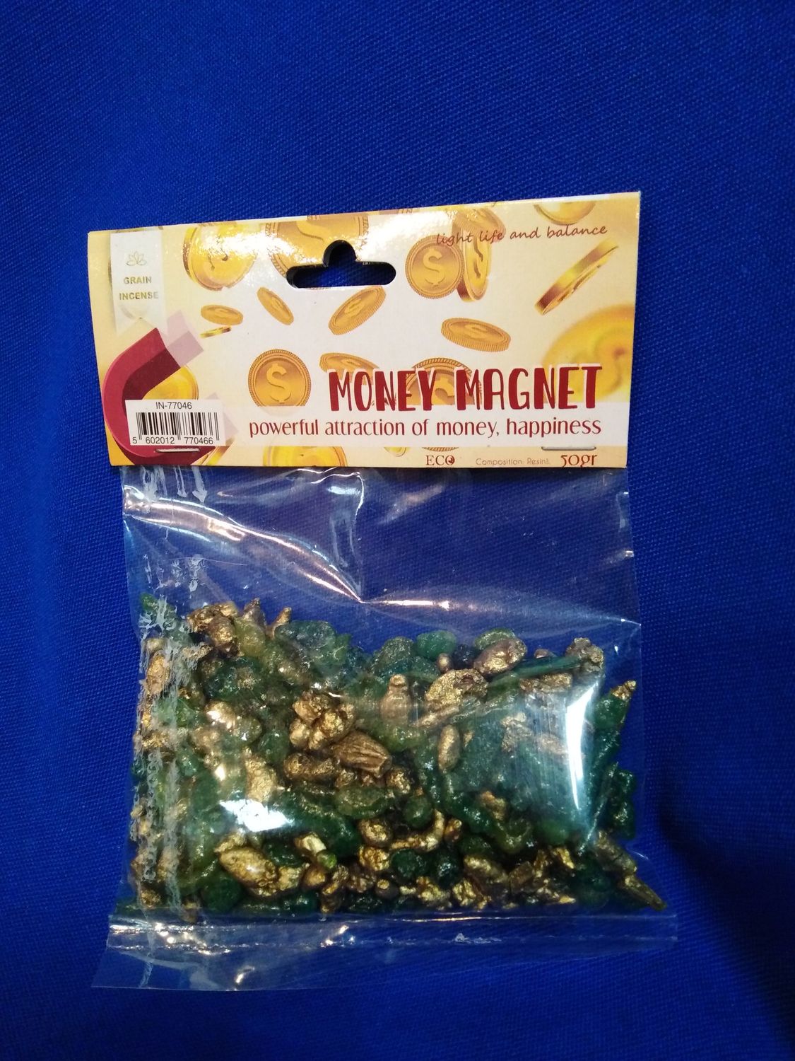 Encens en grains "aimant à argent"