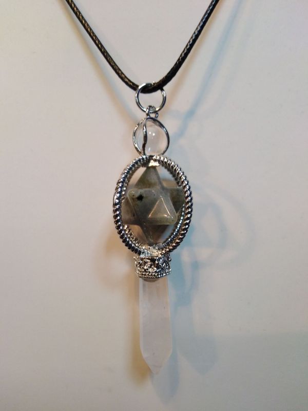Pendentif merbaka labradorite