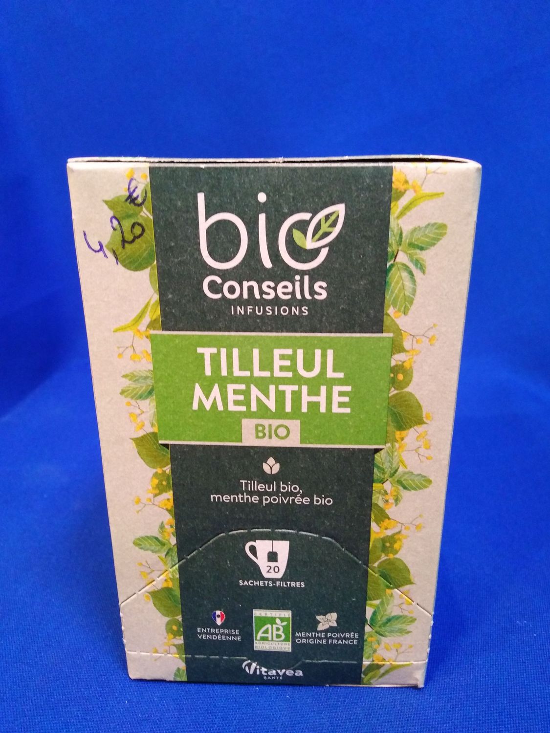 Infusion tilleul menthe