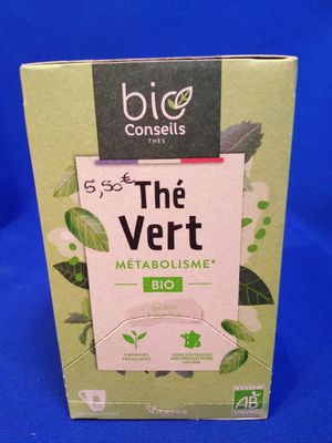 Thé vert métabolisme