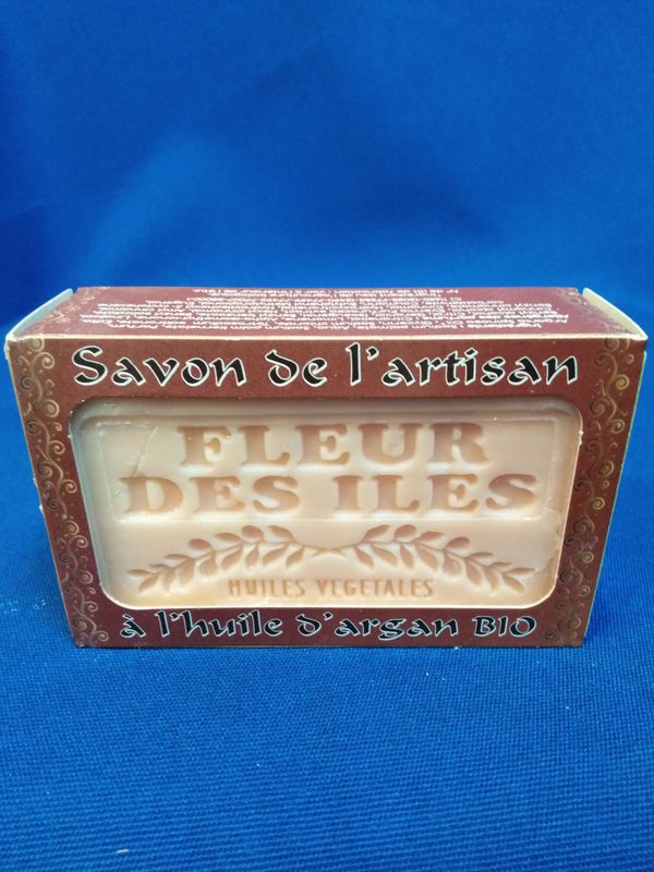 Savon parfumé à la fleur des îles (argan)