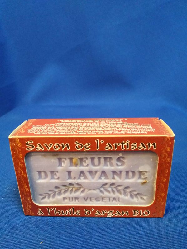 Savon parfumé aux fleurs de lavande (argan)