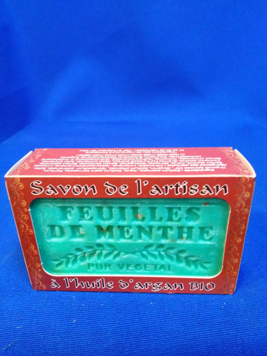 Savon parfumé à la menthe (argan)